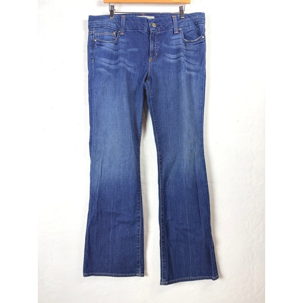 2/$30 Gap Blue Straight Boot Cut Jeans 16